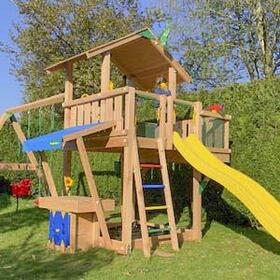 playhouses with slides